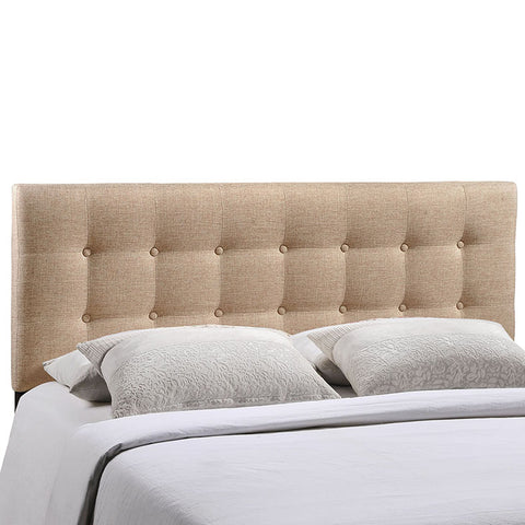 Emily Queen Upholstered Fabric Headboard