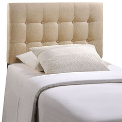 Emily Twin Upholstered Fabric Headboard
