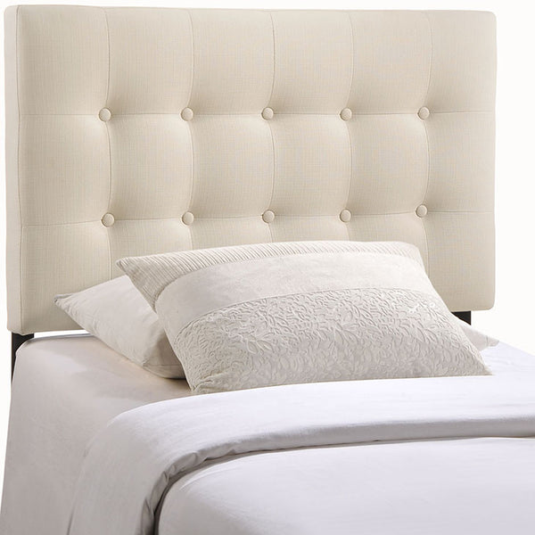 Emily Twin Upholstered Fabric Headboard