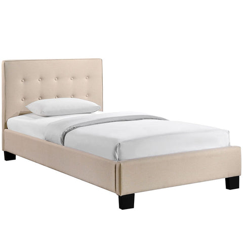 Caitlin Twin Fabric Bed
