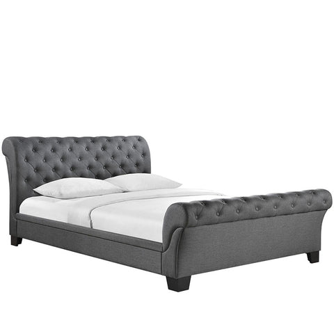 Kate Queen Fabric Bed