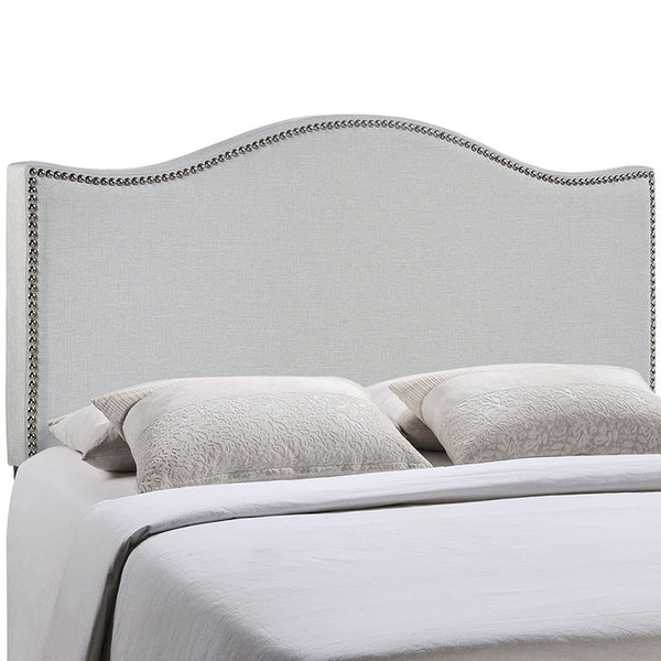 Curl King Nailhead Upholstered Headboard