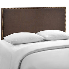 Region Queen Nailhead Upholstered Headboard
