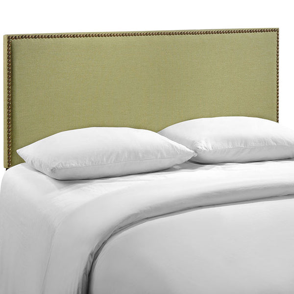 Region Queen Nailhead Upholstered Headboard