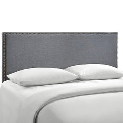 Region Queen Nailhead Upholstered Headboard