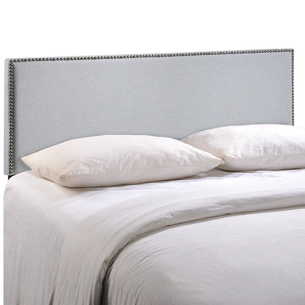 Region King Nailhead Upholstered Headboard
