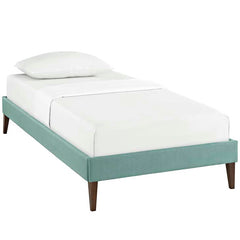 Sharon Twin Fabric Bed Frame with Squared Tapered Legs