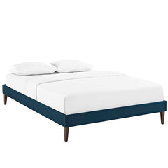 Sharon King Fabric Bed Frame with Squared Tapered Legs