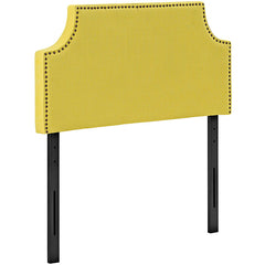 Laura Twin Upholstered Fabric Headboard