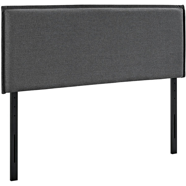 Camille King Upholstered Fabric Headboard