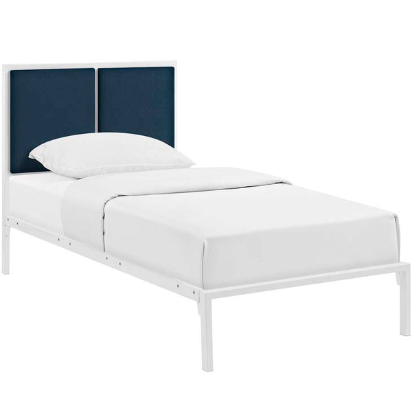 Della Twin Fabric Bed