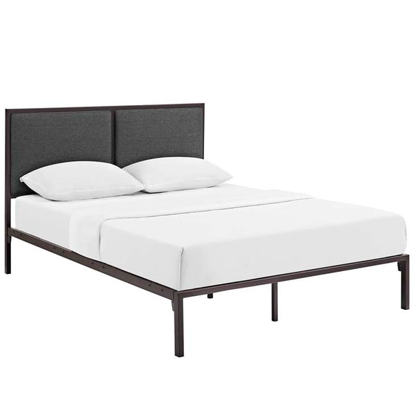 Della Queen Fabric Bed