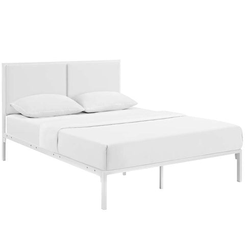 Della Queen Vinyl Bed