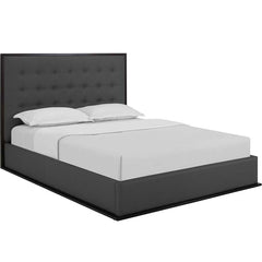 Madeline Queen Vinyl Bed Frame