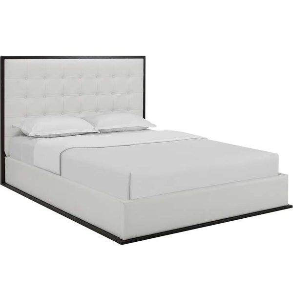 Madeline Queen Vinyl Bed Frame