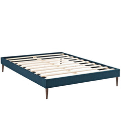 Sherry King Fabric Bed Frame with Round Tapered Legs