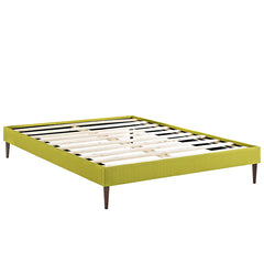 Sherry King Fabric Bed Frame with Round Tapered Legs