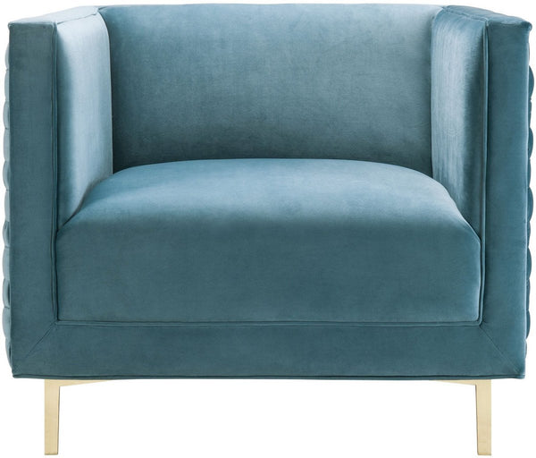 Sal Sea Blue Woven Chair