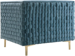 Sal Sea Blue Woven Chair