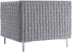 Sal Grey Woven Chair