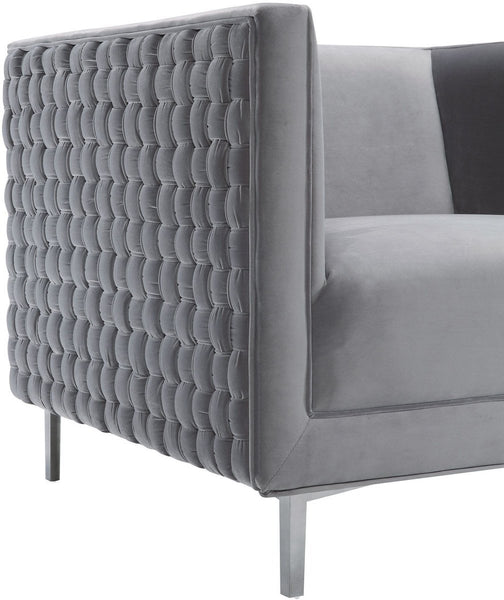 Sal Grey Woven Chair
