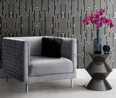 Sal Grey Woven Chair