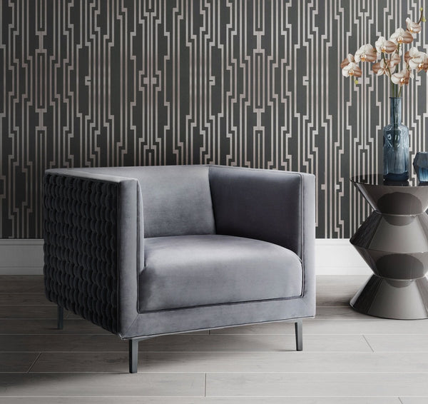 Sal Grey Woven Chair