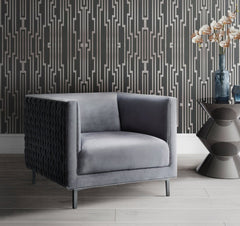 Sal Grey Woven Chair