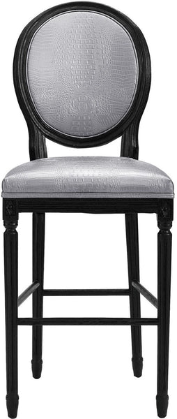 Philip Silver Croc Barstool