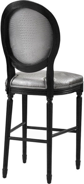 Philip Silver Croc Barstool