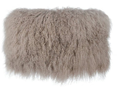 Tibetan Sheep Sandy Brown Large Pillow