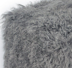 Tibetan Sheep Grey Pouf