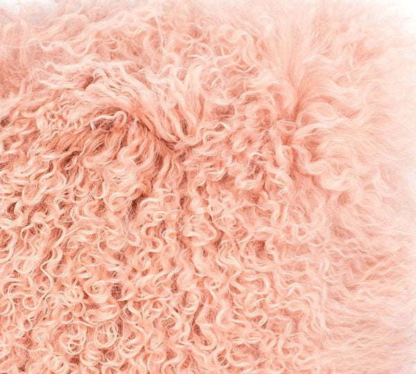 Tibetan Sheep Blush Large Pillow