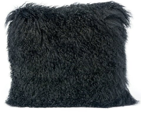 Tibetan Sheep Black Pillow - Heaven's Gate Home & Garden