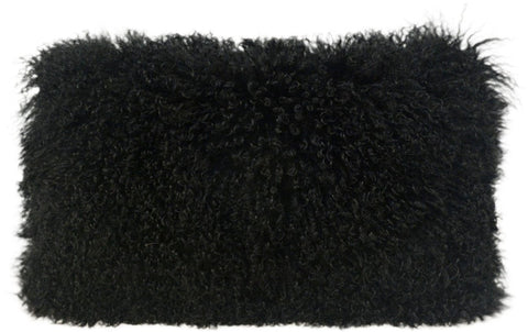 Tibetan Sheep Black Large Pillow - Heaven's Gate Home & Garden