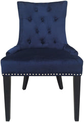 Uptown Navy Velvet Dining Chair (Set of 2)