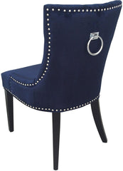 Uptown Navy Velvet Dining Chair (Set of 2)