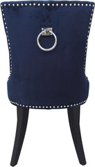 Uptown Navy Velvet Dining Chair (Set of 2)