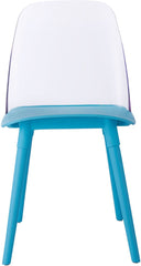 Pasha Blue Acrylic Chair (Set of 2)