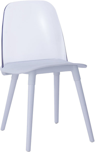 Pasha White Acrylic Chair (Set of 2)