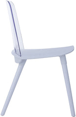 Pasha White Acrylic Chair (Set of 2)