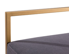 Trevi Slub Grey Counter Stool