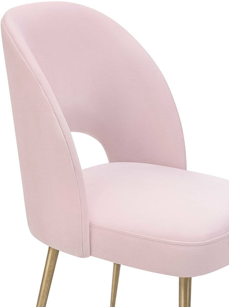 Swell Blush Velvet Chair