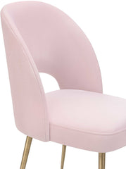 Swell Blush Velvet Chair