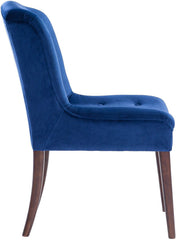 Victor Navy Velvet Chair