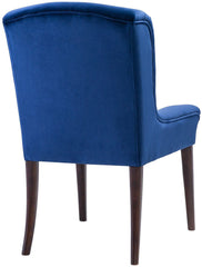 Victor Navy Velvet Chair