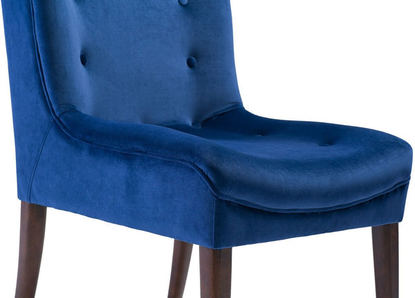 Victor Navy Velvet Chair