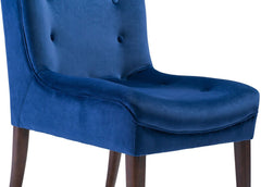 Victor Navy Velvet Chair
