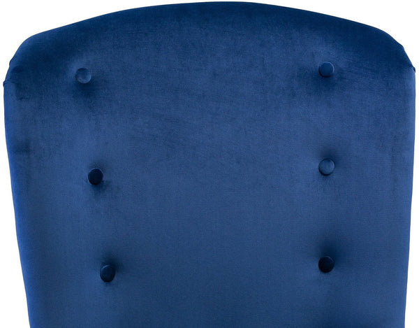 Victor Navy Velvet Chair