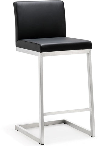 Parma Black Steel Counter Stool - Heaven's Gate Home & Garden